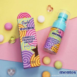 RUDE - Lip2159 : MENTOS AIRBRUSH TRANSFER PROOF SETTING SPRAY, 6 PCS